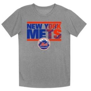Genuine Merchandise New York Mets Tee Gray Blue graphic shirt new size large